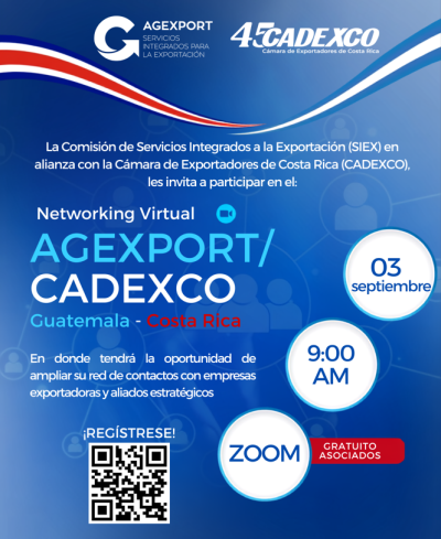 Networking exclusivo para socios AGEXPORT-CADEXCO